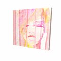 Fondo 12 x 12 in. Abstract Portrait Feminine-Print on Canvas FO2793460